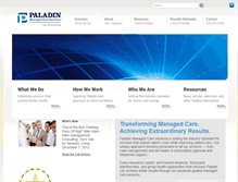 Tablet Screenshot of paladinmc.com
